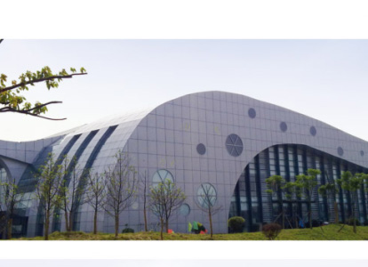 嵊州会议中心外景网架工程